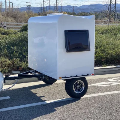 2024 High Quality Luxury Touring Trailer Custom Size Camper Van Made Fiberglass Hitch Galvanized Sheet for Outdoor Camping Hotel