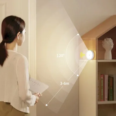 Dropshipping Motion Sensor LED Night Light Luz LED Inalambrica Recargable Para Armario Con Sensor De Movimiento