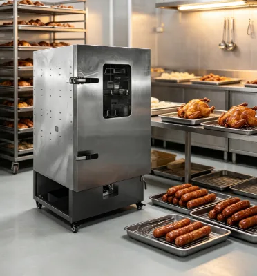 Cost Effective Automatic Food Smoke Curing Machine with Detachable Internal Cleaning Bracket for Mini Family