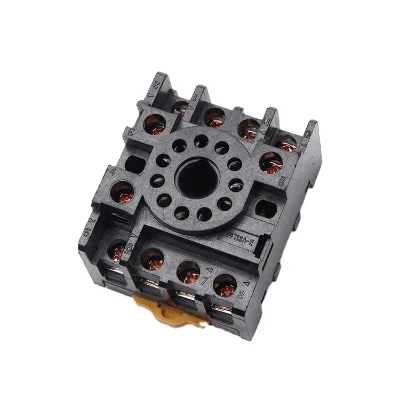 QIANJI PF113A-E Relay Socket 300VAC IP20 11 Pin Auto Relay Module