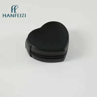 HANFEIZI Customized Ring Luxury Heart-shaped Pu Leather Jewelry Packaging Boxes High End Jewelry Packaging Boxes
