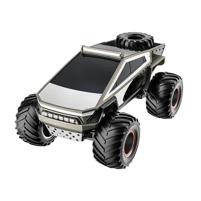 Remote Control Cyberpunk Pickup Off Road Big Feet Vehicle RC Alloy Monster Car Electric Off Road Truck Car Toy