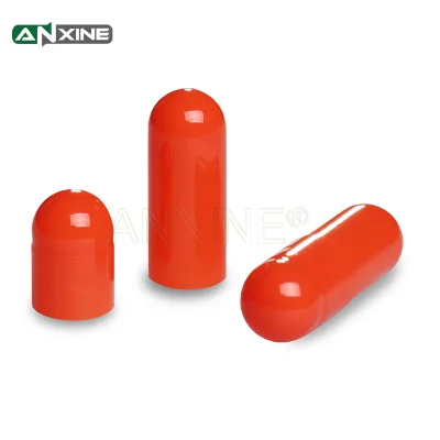 Factory Sales Orange Empty Gel Capsules Size 00 0 1 2 3 4 Edible Empty Gelcaps Colored Empty Hard Gelatin Capsules