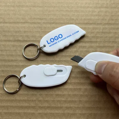 Custom Mini Package Opener Easy Slide Retractable Box Cutter for Office