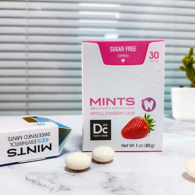 Mints Candy Dry Mouth Drops Sugar Free  Mints  Aspartame Free Cooling Mints Refreshing