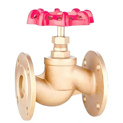 Handwheel Hard Seal Flange Type Brass Globe Valve for Water