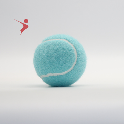Light Blue Training Tennis Balls,rubber Liner High Elastic Bounce Tennis Balls,custom Package Polyester Felt Tennis Balls