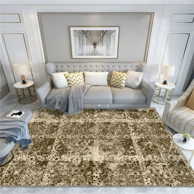 Anti Slip Polyester Persian Washable Carpets for Living Room and Dining Room Custom Carpets and Rugs