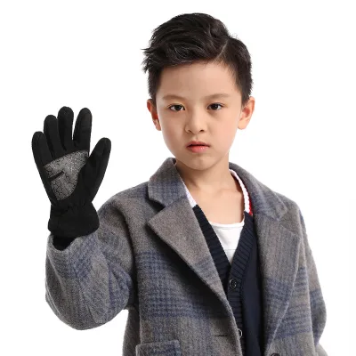 Winter Fleece Touch Screen Gloves Warm Anti-slip Thermal Running Cycling Outdoor Sports Gloves