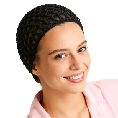Wig Cap Kit Thick Long Hair Adjustable Net Mesh Braided Weaving Making Crochet Sew Weave Fishnet Grip Headband Home Use Nylon