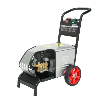Portable 220V High Pressure Washer 70bar 11L/Min New Condition Electric Machine Plunger Pump for Car Washing Cold Water Cleaning