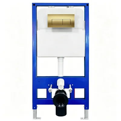 Plumbing Fittings Wall Mount Concealed Dual Flush Toilet Cistern System Eco Water Saving Flush Tank for Hotel Apartment Bathroom