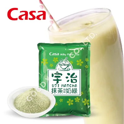 Taiwan Made Boba Bubble Tea Drinks with Uji Matcha Instant Milktea Powder