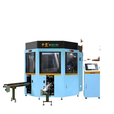 Eight Colors Full Servo Perfume Bottles Servo Screen Printing Machine Hot Stamping Function Optional