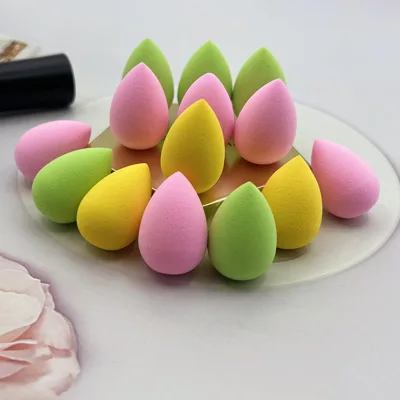 Small Pink Custom Logo Women Concealer Beauty Cute Egg Soft Latex Free Mini Customized Wholesale Makeup Sponge