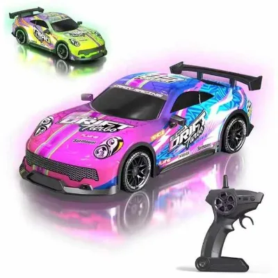 1:16 2.4G 4WD RC Drift Car  Remote Control Sport Racing Vehicle Stunt Car Kids Mini High Speed RC Truck Toy Hobby Toy With Light