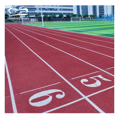 Professional Sandwich System Running Track Elastic Synthetic Rubber Track for School Playground Sports Surface Project