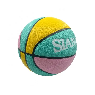 Factory Supply Leather Basketball Luminous Basketball Size 7 PU Basketball