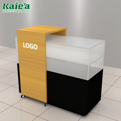 Fashion Wood Mobile Counter Display Counter