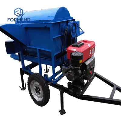 Efficient 900 Type Bean Electric or diesel Dual-use Multifunctional Thresher
