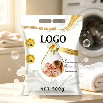 Washing Powder With Powerful Cleaning Performance Quick Dissolve for Home Clothes Washing Support Private Label Customization