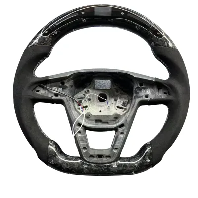 Factory Price Customized Performance Sport Led Forged Carbon Fiber Steering Wheel for Seat Leon Cupra Led Steering Wheel 2015