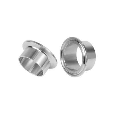 Pharmaceutical Sanitary Ferrule Stainless Steel Tri Clamp Adapter 316L Hygienic GMP Factory OEM ODM