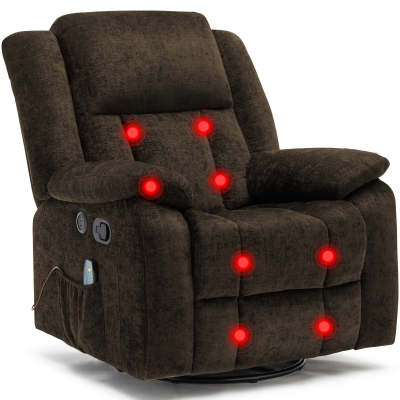Moden Massage Reclining Single Living Room Home Theater Manual Recliner Chair