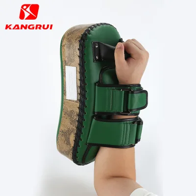 Curved Adjustable Thai Kick Pads for Gym and Personal Training Enhanced Impact Comfort Muay Thai Pads Boxing Gear Protection