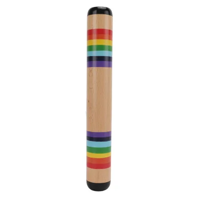 Wooden Rain Stick Maker Rainfall Rattle Tube Shaker Baby Toy Orff Percussion Musical Instrument