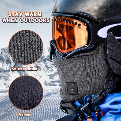 Winter Cold Protection Neck Scarf Women Heated Scarf Outdoor Sports Comfortable Heateding Warm Scarfs