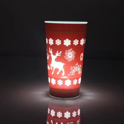 Wholesale Advertising 12oz  Glow Cups Luminous Led Flashing Cup  Party Bar Night Club