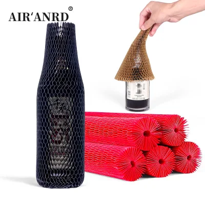 Hot Sale Eco-Friendly Kraft Honeycomb Paper Sleeves Bottle Covers Cushioning Protective Kraft Paper Sleeve