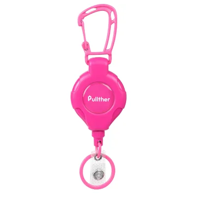 Custom Logo Badge Reel with Lock Mechanism ABS Durable ID Holder for Promotional Corporate Gifts