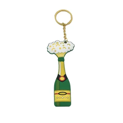 Factory Direct Personalization Customized Business Logo Design Soft Pvc Keyring Any Shape Manufacturer OEM/ODM