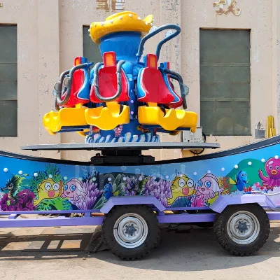 Hot Sale High Quality Octopus Themed Flying Car Carnival Rides