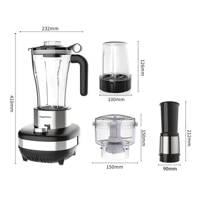 Multifunctional 4-in-1 Kitchen Appliance 6 Blades 2L Capacity 3-Speed Direct Source Factory