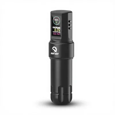 DQFAR Wireless T3 PRO Plastic Tattoo Pen with Color Screen Direct-Drive Battery Operated Tattoo Machine