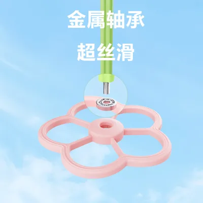 Plastic Parrot Stand Rotating Spiral Windmill Toy Pole Interactive Training Stand for Budgerigars Cockatiels Other Birds
