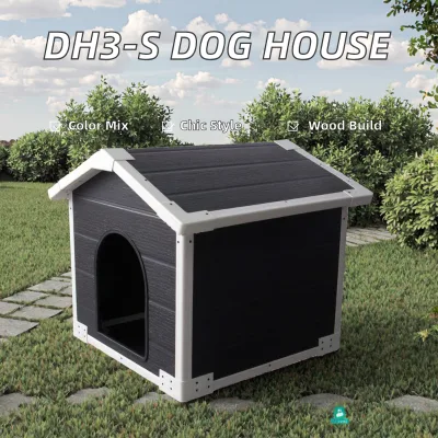 Waterproof Outdoor Garden Building Dog Shelter - Perfect for Backyard, Garden, Patio - Protects From Sun and Rain