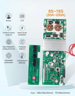 Smart BMS 8s-16s RS485/RS232/CANBUS/ 50a 60a 100a 150a 200a bms lifepo4 16S 48v smart bms lifepo4 16s 100a