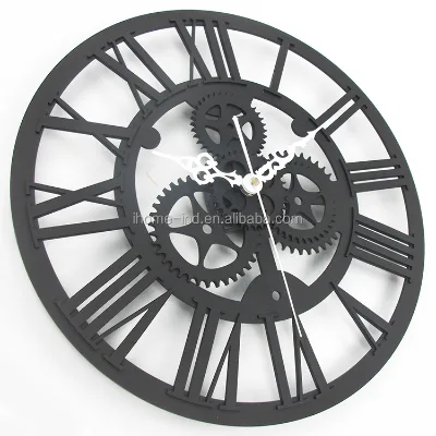 13 Inch Acrylic Gear Wall Clock Antique Home Decor Quartz Clock(t5440) Quartz Analog