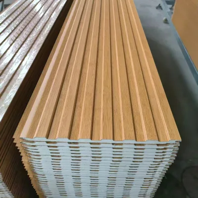 New Design Metal Carved Exterior Wall Panel With PU Insulation Core Material