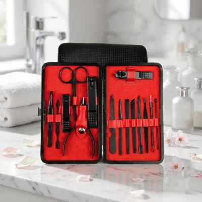 2026 Hot Selling Professional Stainless Steel 5 in 1 Nail Cutter Pedicure Scissors Kit Nail Clipper Tools Manicure Set Adult