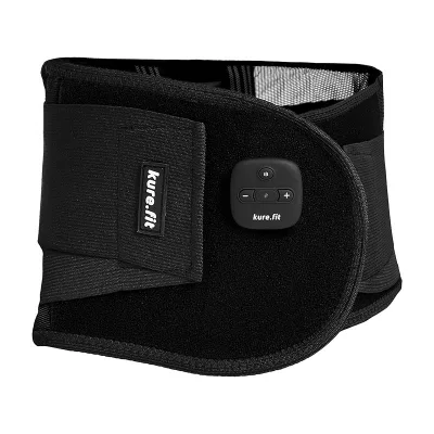 Electric Heating Vibration Waist Massager with Lumbar Traction Device Pain Relief Lower Back Massage Belt