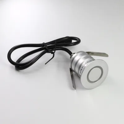 Aluminum Round Led Stair Wall Lamp Outdoor IP67 1W Recessed Step Pathway Wall Corner Light Staircase Outdoor Stairs Lights