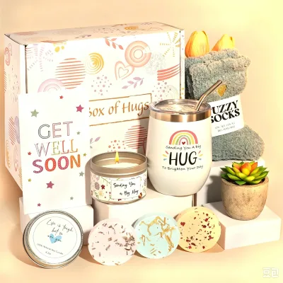 Thoughtful Postpartum Relax Pamper Present For New Mom Mommy After Childbirth Lavender Theme Spa Gift Basket