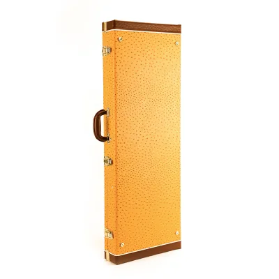 EO600 Rm Rainbow Musical Instrument Box High Quality Yellow Classical Bass Electric Guitar Wooden Hard case Gig Bags