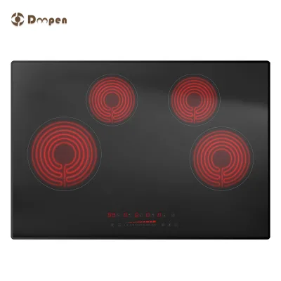 Built-in Electric Stove Top 4 Burners with 9 Power Levels for Simmer Steam Slow Cook Fry