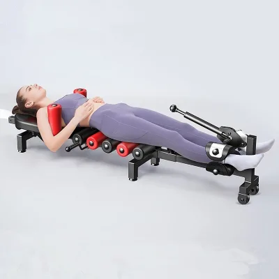Cervical and Lumbar Spine Stretching Retractor Home Use Traction and Correction Device